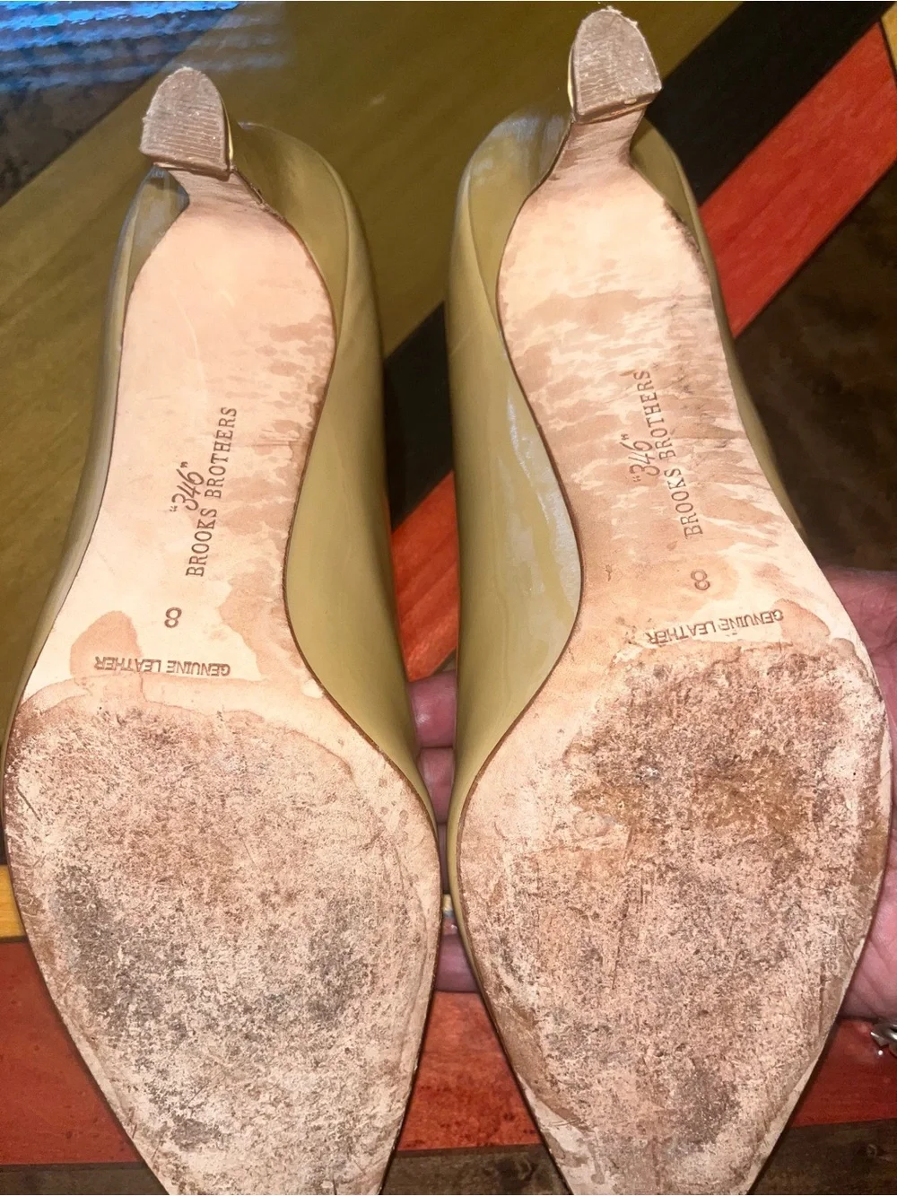 Brooks Brothers sleek patent